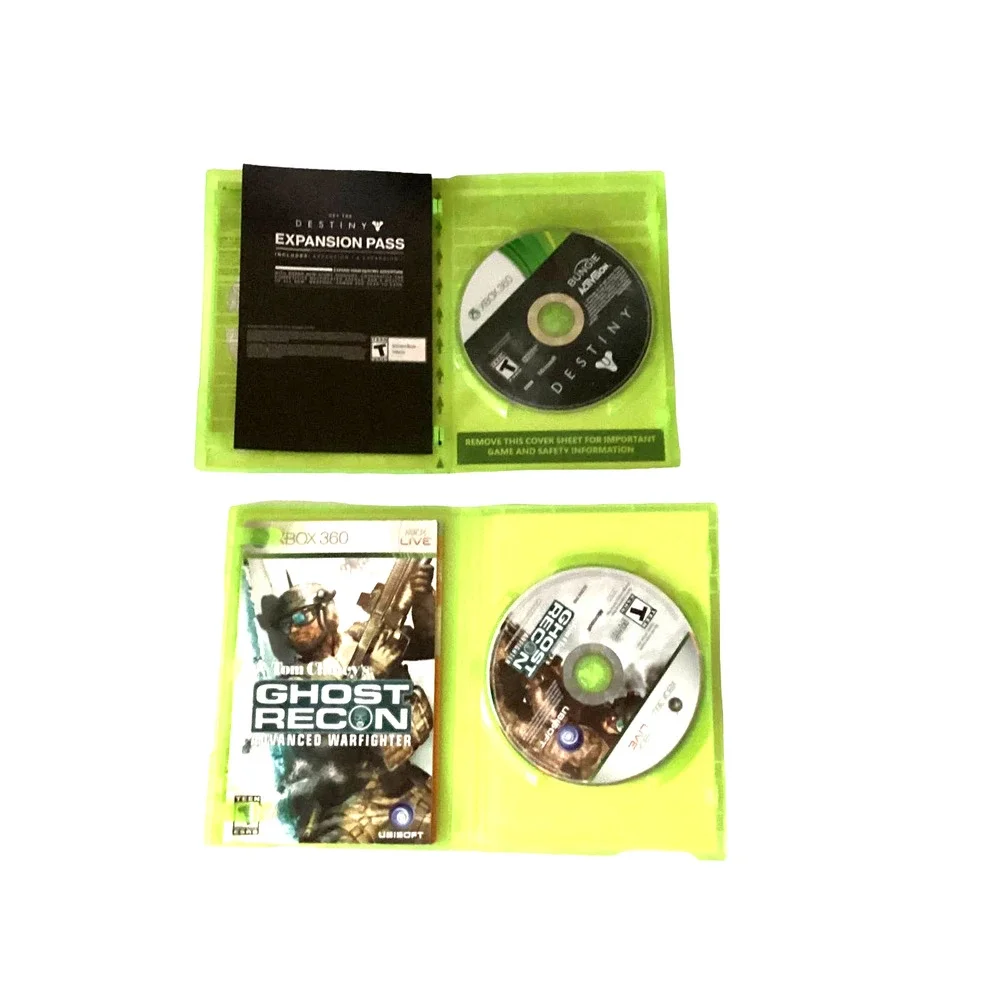 Set of 2 X Box Games - Destiny and Ghost Recon